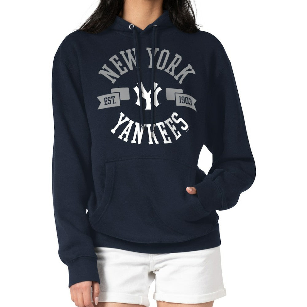 MLB New York Yankees G-III 4Her by Carl Banks Women's City Graphic Pullover Hoodie