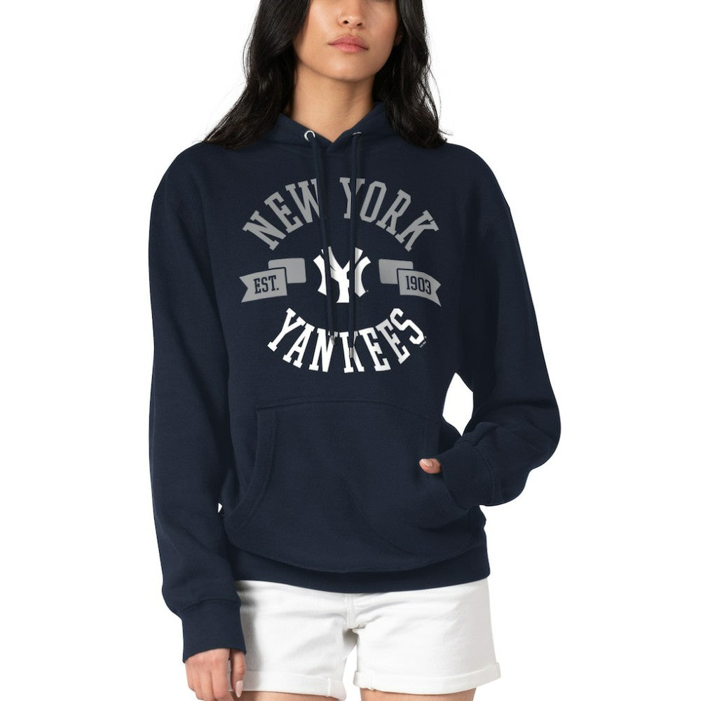 MLB New York Yankees G-III 4Her by Carl Banks Women's City Graphic Pullover Hoodie