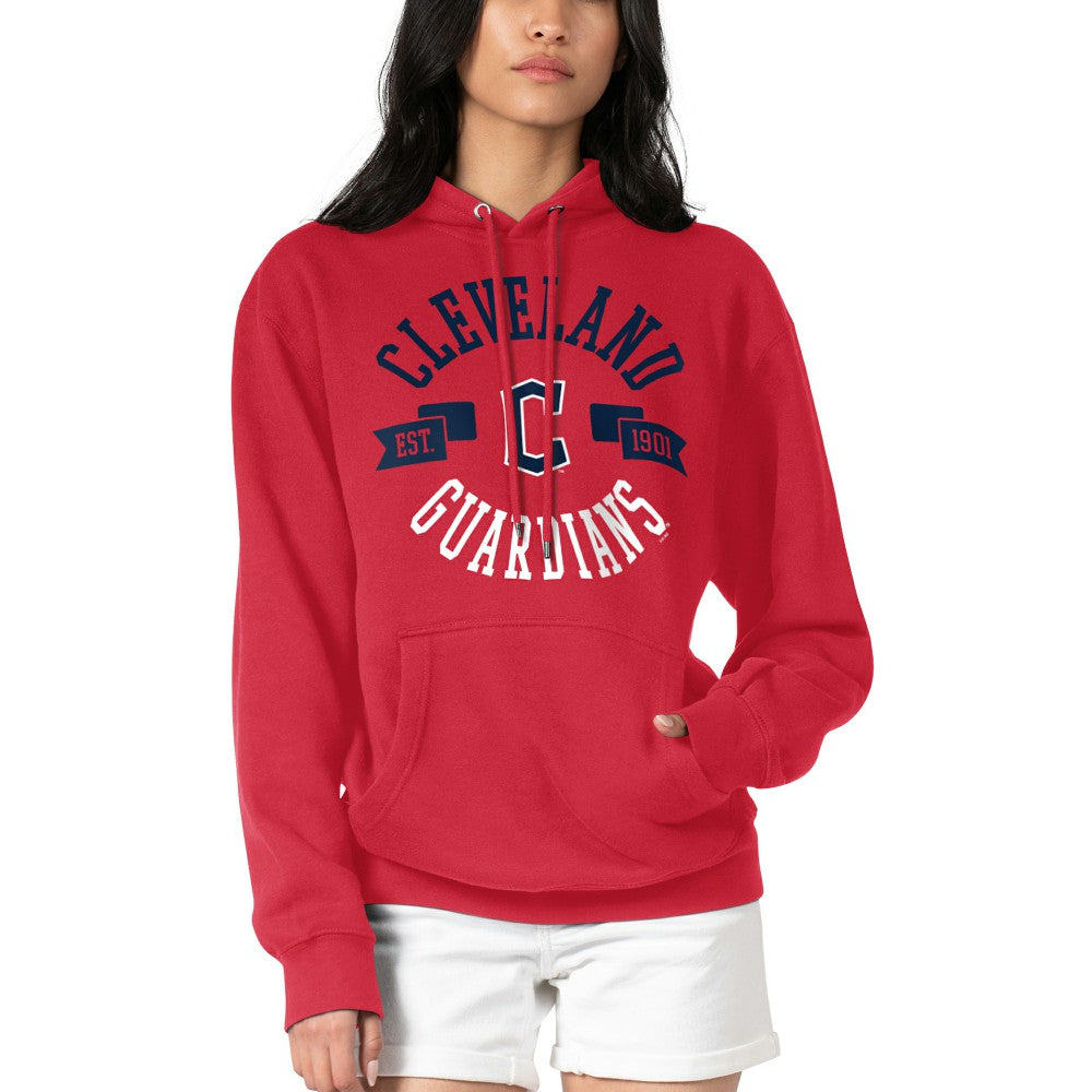 MLB Cleveland Guardians G-III 4Her by Carl Banks Women's City Graphic Pullover Hoodie