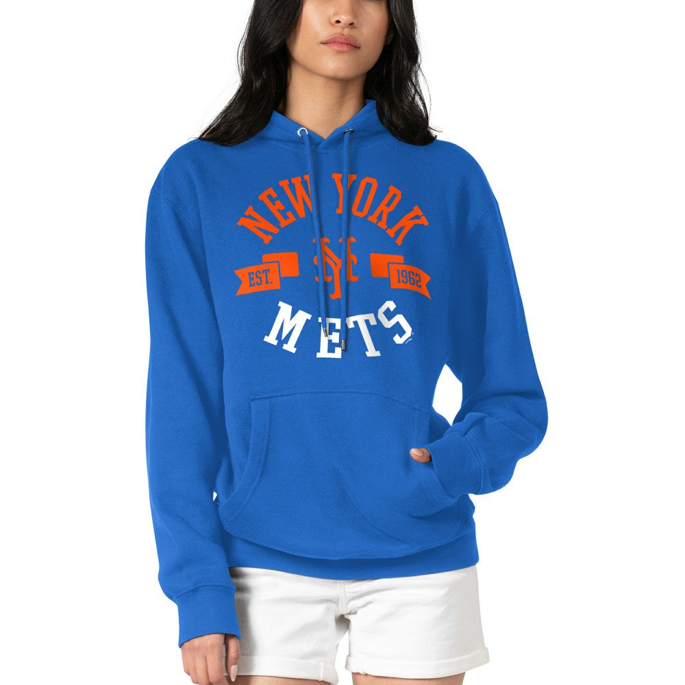 MLB New York Mets G-III 4Her by Carl Banks Women's City Graphic Pullover Hoodie