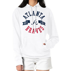 MLB Atlanta Braves G-III 4Her by Carl Banks Women's City Graphic Pullover Hoodie