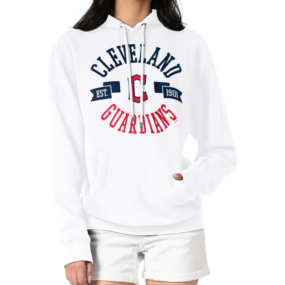 MLB Cleveland Guardians G-III 4Her by Carl Banks Women's City Graphic Pullover Hoodie