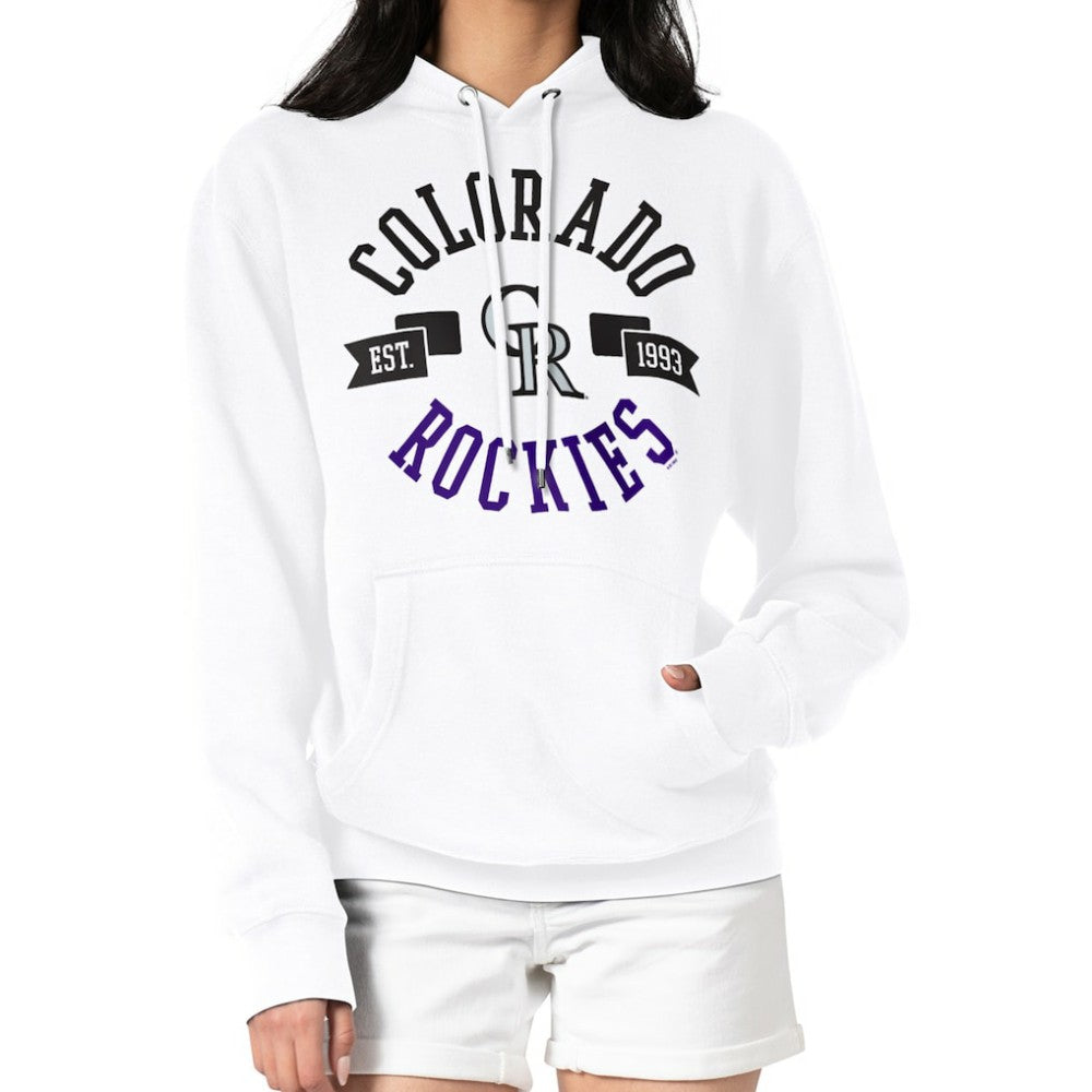 MLB Colorado Rockies G-III 4Her by Carl Banks Women's City Graphic Pullover Hoodie