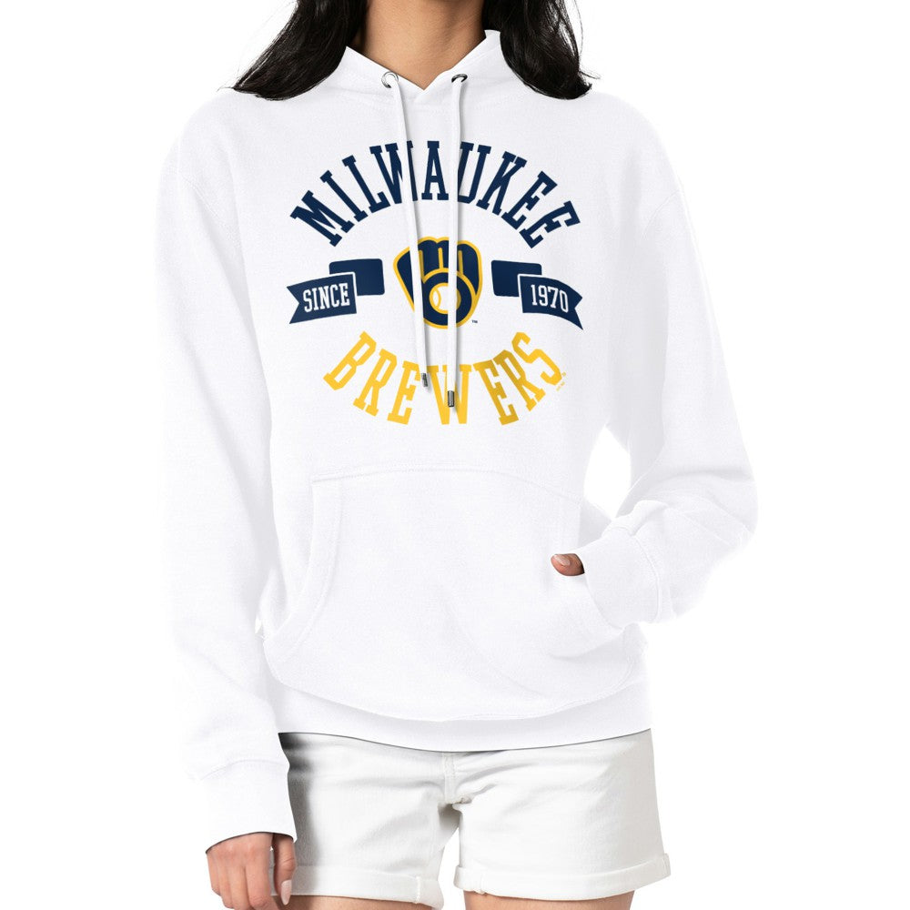 MLB Milwaukee Brewers G-III 4Her by Carl Banks Women's City Graphic Pullover Hoodie