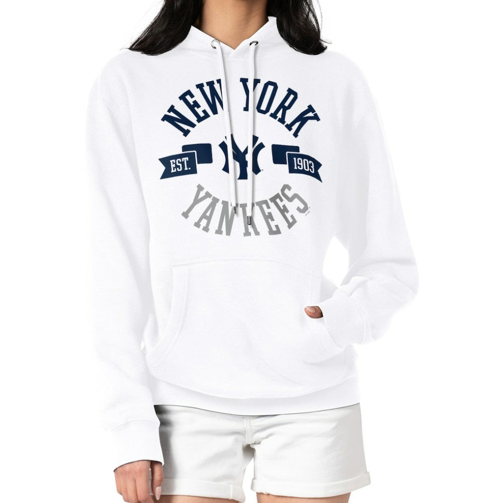 MLB New York Yankees G-III 4Her by Carl Banks Women's City Graphic Pullover Hoodie