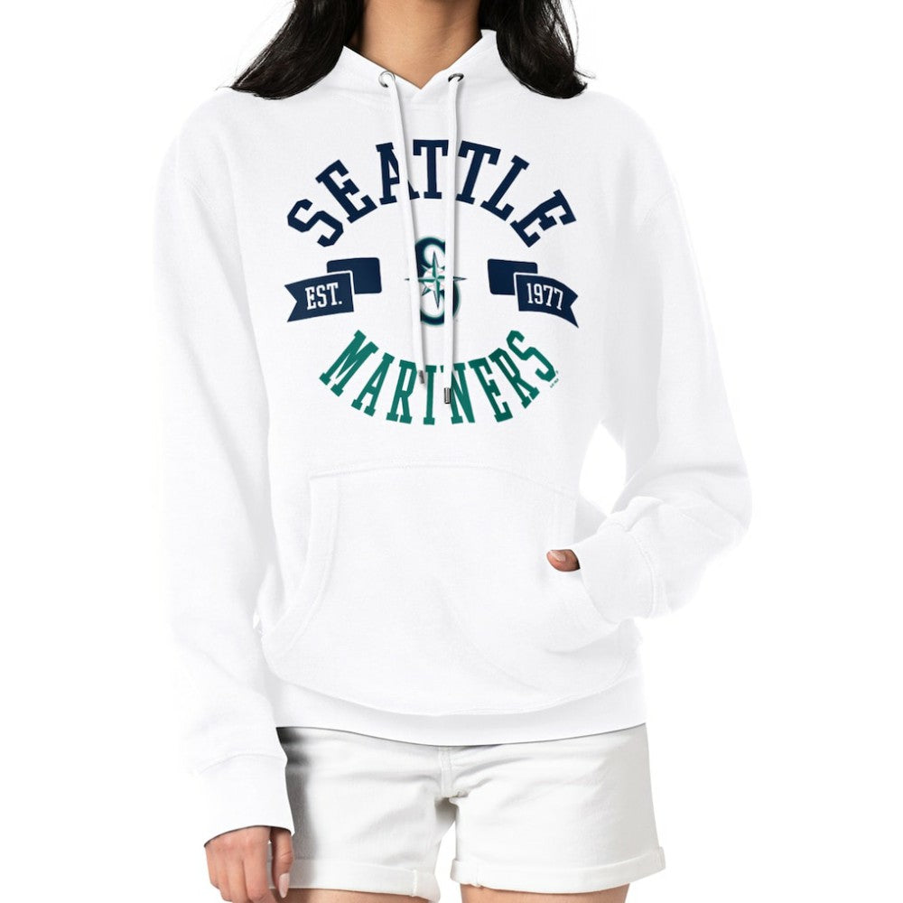 MLB Seattle Mariners G-III 4Her by Carl Banks Women's City Graphic Pullover Hoodie