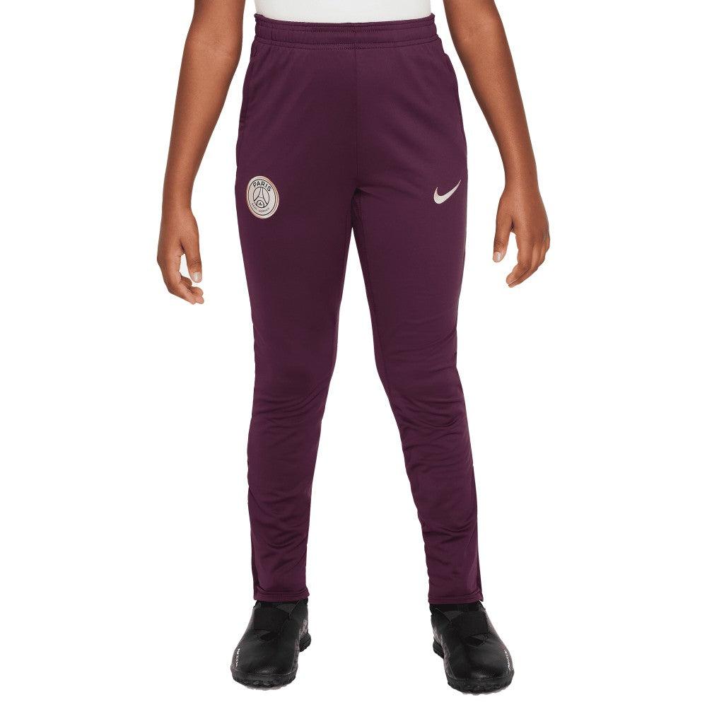 Paris Saint-Germain Youth 2024/25 Strike Training Pants - Nike Burgundy