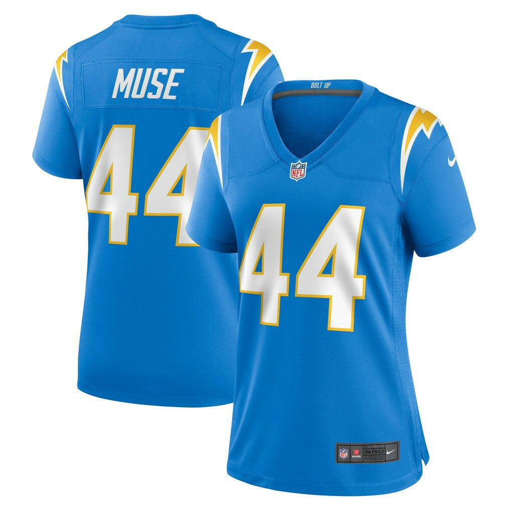 Tanner Muse  Women's Team Game Jersey - Los Angeles Chargers