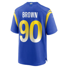Earnest Brown IV  Team Game Jersey - Los Angeles Rams