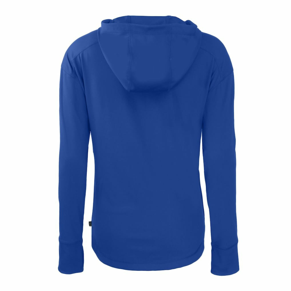 Cutter & Buck Women's Throwback Daybreak Eco Recycled Half-Zip Hoodie - Seattle Seahawks