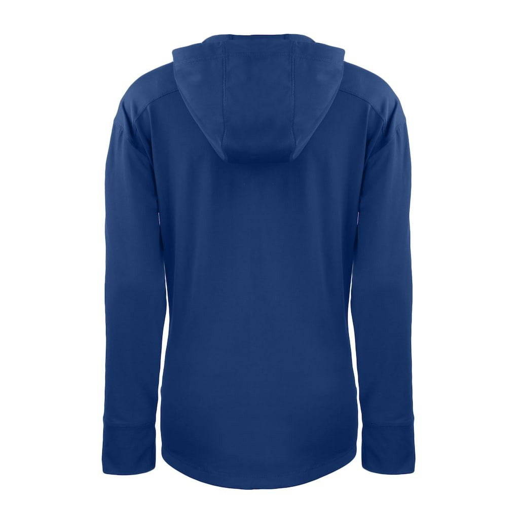Cutter & Buck Women's Throwback Daybreak Eco Recycled Half-Zip Hoodie - Buffalo Bills