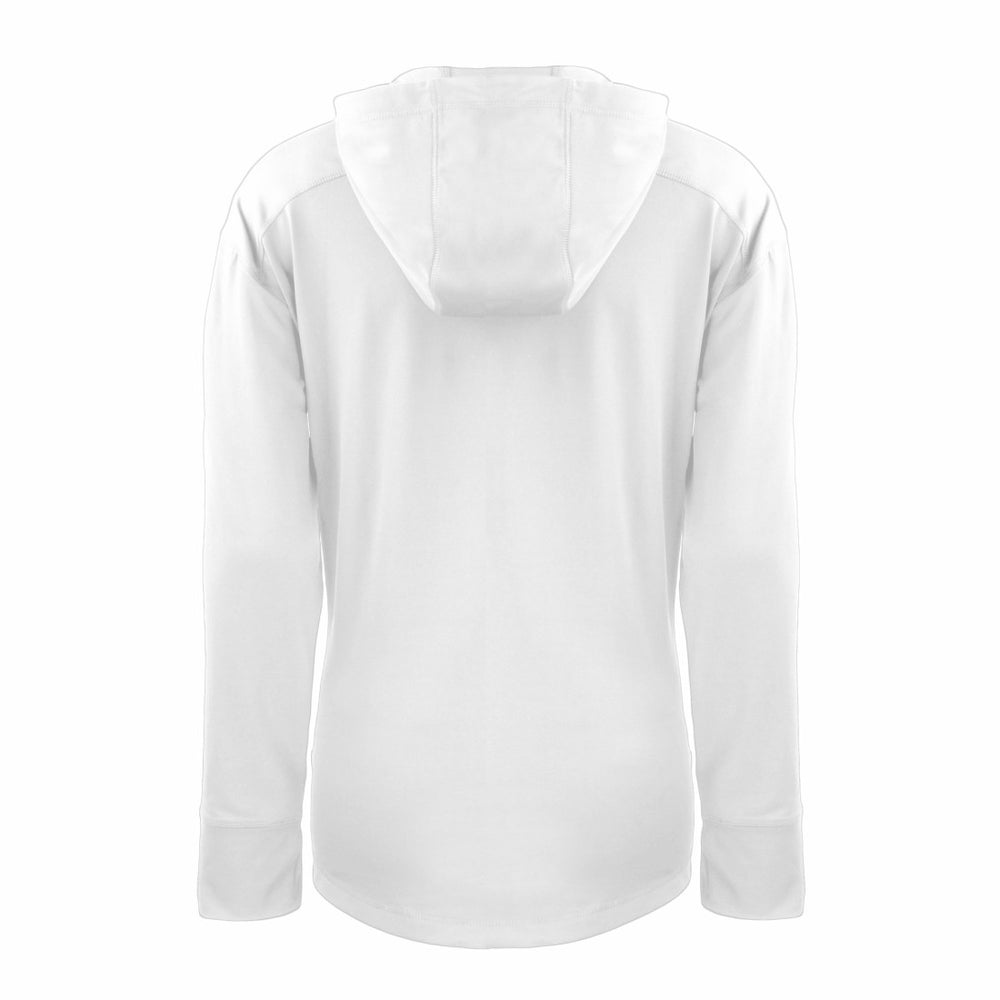 Cutter & Buck Women's Throwback Daybreak Eco Recycled Half-Zip Hoodie - Detroit Lions