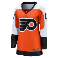 NHL Burnt Orange Philadelphia Flyers Fanatics Women's Home Premier Breakaway Custom Jersey