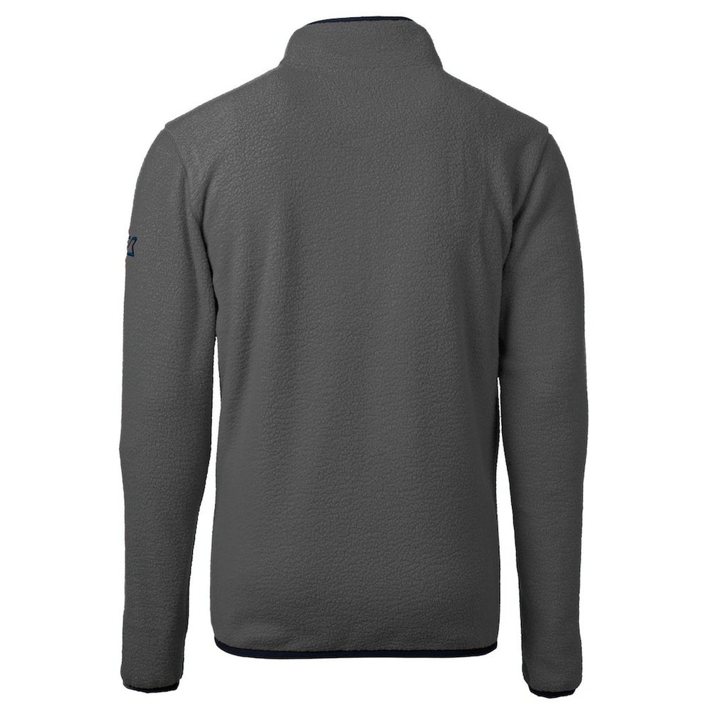 Cutter & Buck Throwback Cascade Eco Sherpa Fleece Quarter-Zip Pullover Jacket - New Orleans Saints