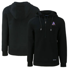Cutter & Buck Throwback Roam Eco Half-Zip Recycled Pullover Hoodie - New England Patriots