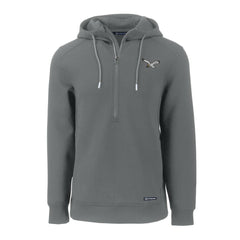 Cutter & Buck Throwback Roam Eco Half-Zip Recycled Pullover Hoodie - Philadelphia Eagles