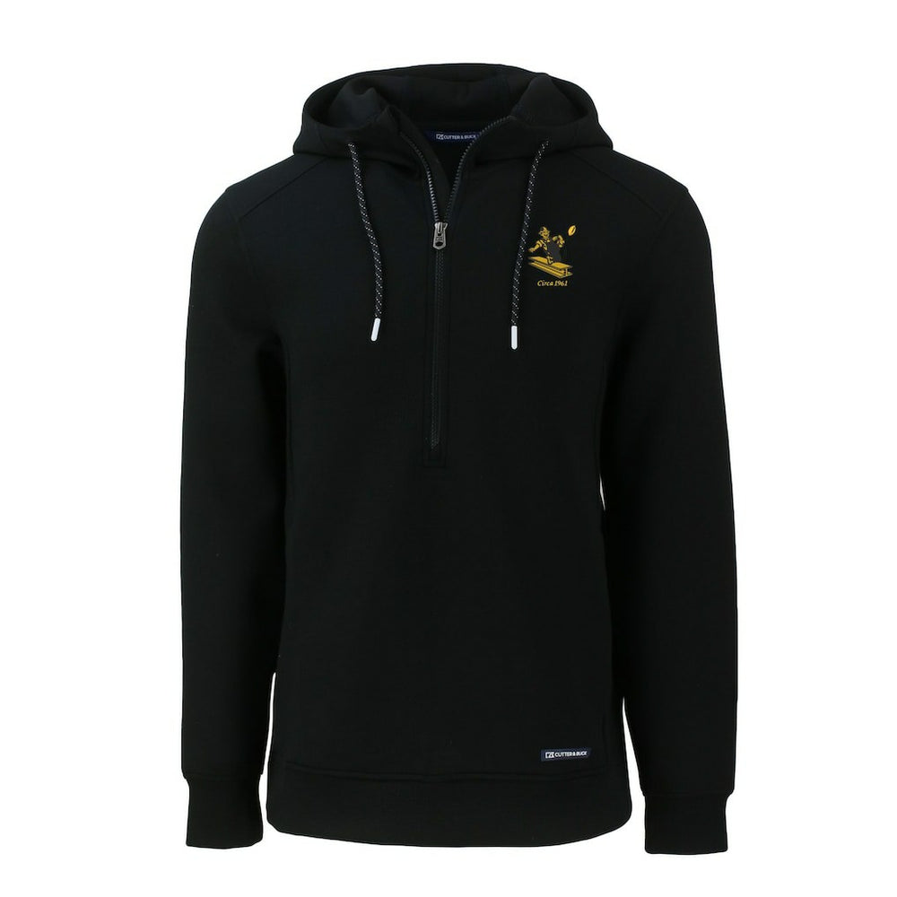 Cutter & Buck Throwback Roam Eco Half-Zip Recycled Pullover Hoodie - Pittsburgh Steelers