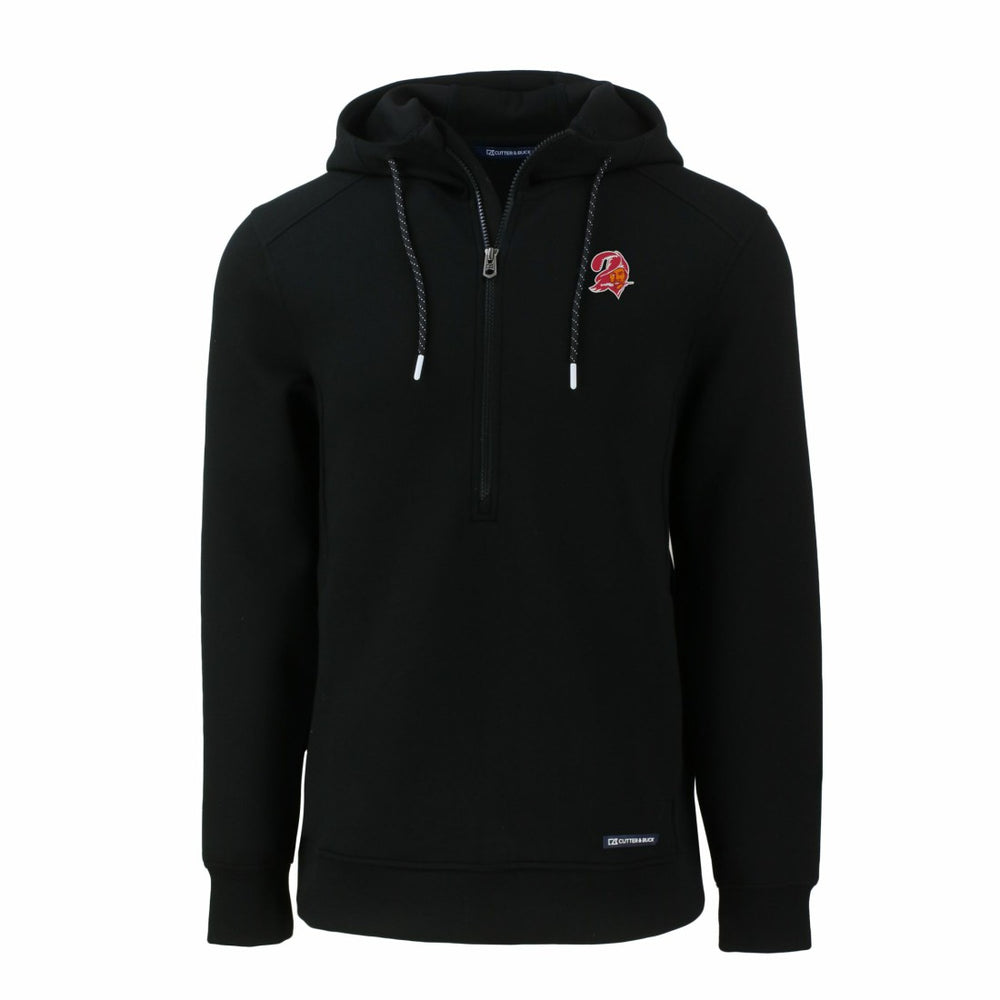 Cutter & Buck Throwback Roam Eco Half-Zip Recycled Pullover Hoodie - Tampa Bay Buccaneers