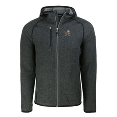 Cutter & Buck Throwback Mainsail Sweater-Knit Full-Zip Hoodie - Cleveland Browns