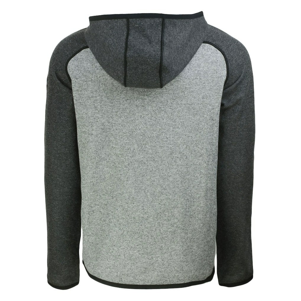 Cutter & Buck Throwback Mainsail Sweater-Knit Full-Zip Hoodie - Denver Broncos