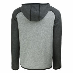 Cutter & Buck Throwback Mainsail Sweater-Knit Full-Zip Hoodie - Detroit Lions