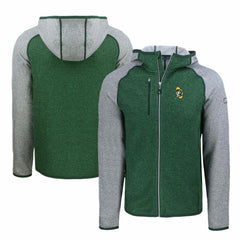 Cutter & Buck Throwback Mainsail Sweater-Knit Full-Zip Hoodie - Green Bay Packers