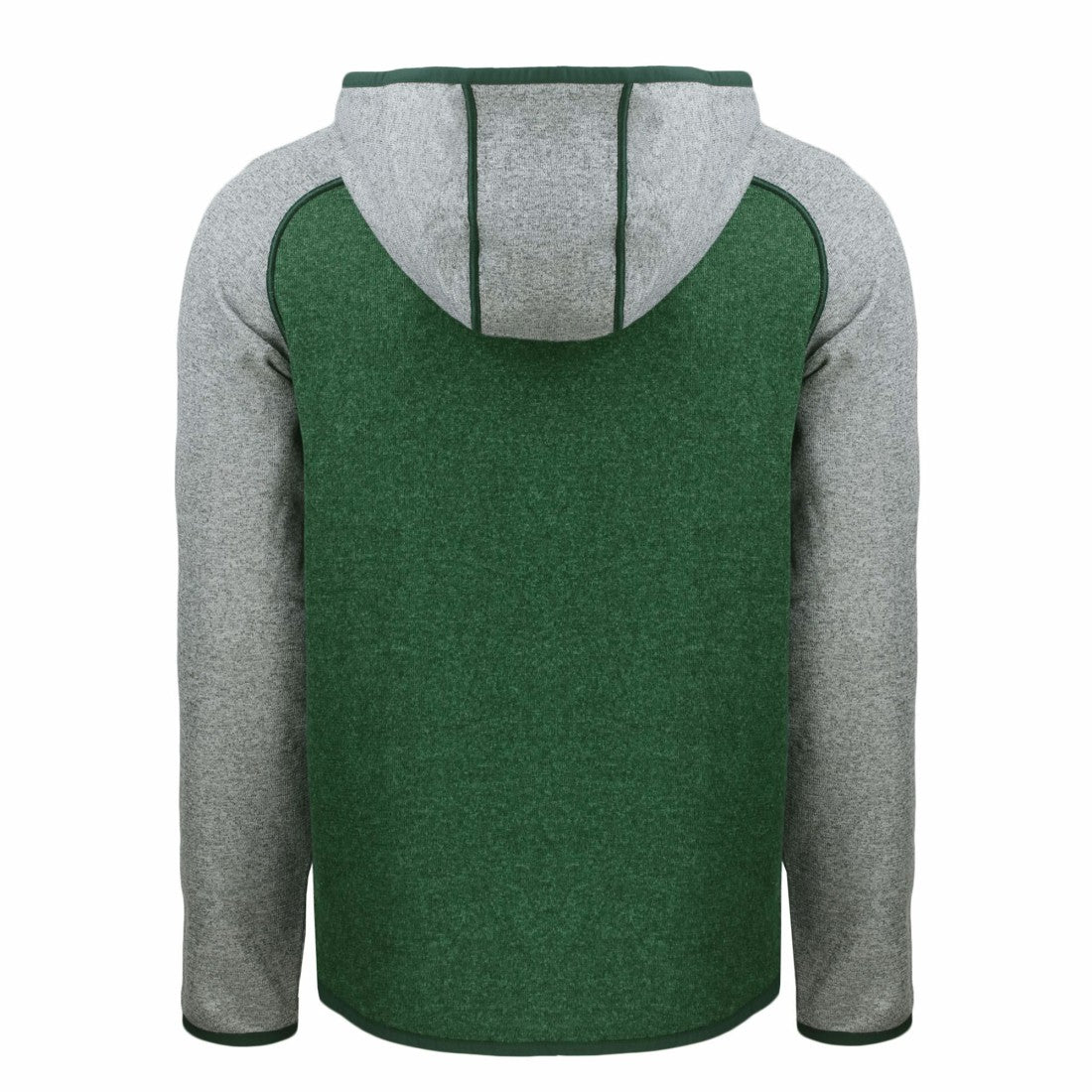 Cutter & Buck Throwback Mainsail Sweater-Knit Full-Zip Hoodie - Green Bay Packers