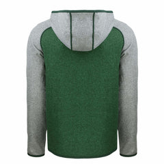 Cutter & Buck Throwback Mainsail Sweater-Knit Full-Zip Hoodie - Green Bay Packers