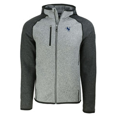 Cutter & Buck Throwback Mainsail Sweater-Knit Full-Zip Hoodie - Indianapolis Colts