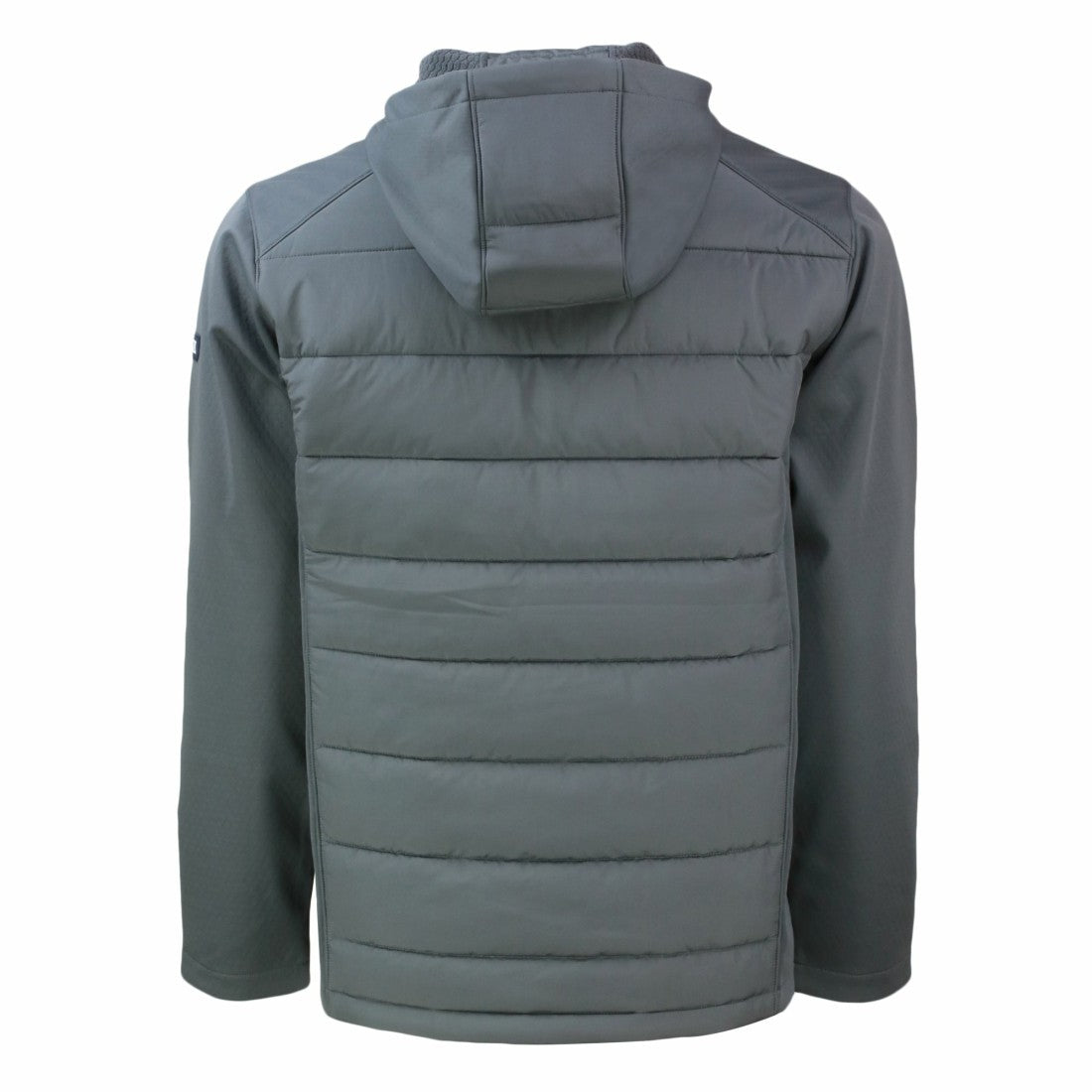 Cutter & Buck Throwback Evoke Hybrid Eco Softshell Recycled Full-Zip Hoodie Jacket - Detroit Lions