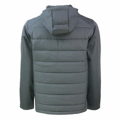Cutter & Buck Throwback Evoke Hybrid Eco Softshell Recycled Full-Zip Hoodie Jacket - Detroit Lions