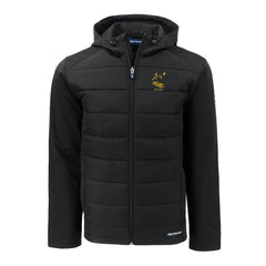 Cutter & Buck Throwback Evoke Hybrid Eco Softshell Recycled Full-Zip Hoodie Jacket - Pittsburgh Steelers