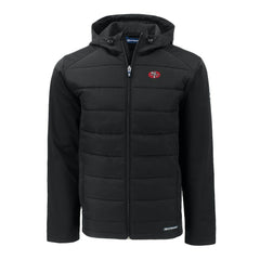 Cutter & Buck Throwback Evoke Hybrid Eco Softshell Recycled Full-Zip Hoodie Jacket - San Francisco 49ers