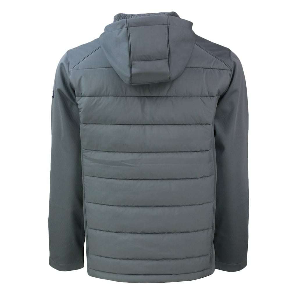 Cutter & Buck Throwback Big & Tall Evoke Hybrid Eco Softshell Recycled Full-Zip Jacket - Chicago Bears