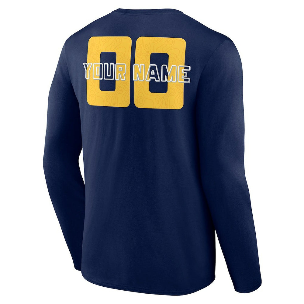 NBA Denver Nuggets Stellar Personalized Name & Number Long Sleeve T-Shirt sale