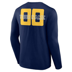 NBA Denver Nuggets Stellar Personalized Name & Number Long Sleeve T-Shirt sale