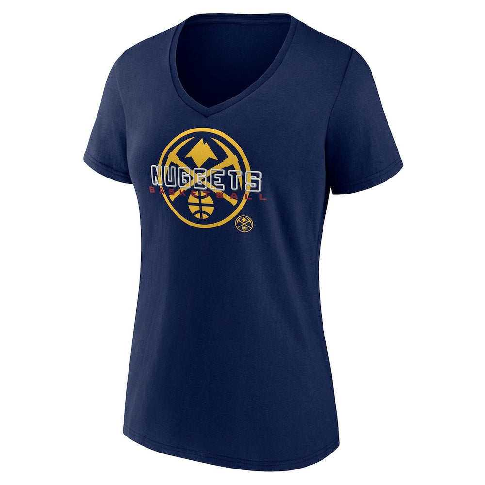 NBA Denver Nuggets Women's Stellar Personalized Name & Number V-Neck T-Shirt sale