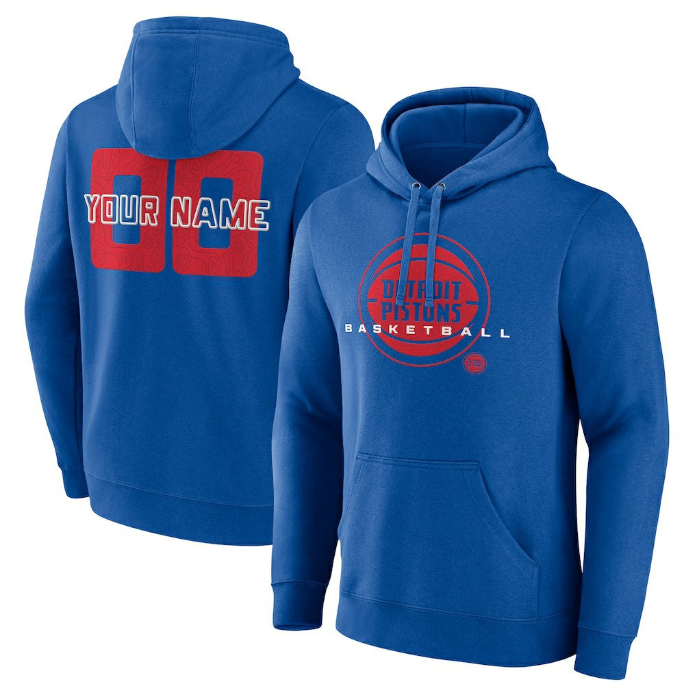 NBA Detroit Pistons Stellar Personalized Name & Number Pullover Hoodie sale