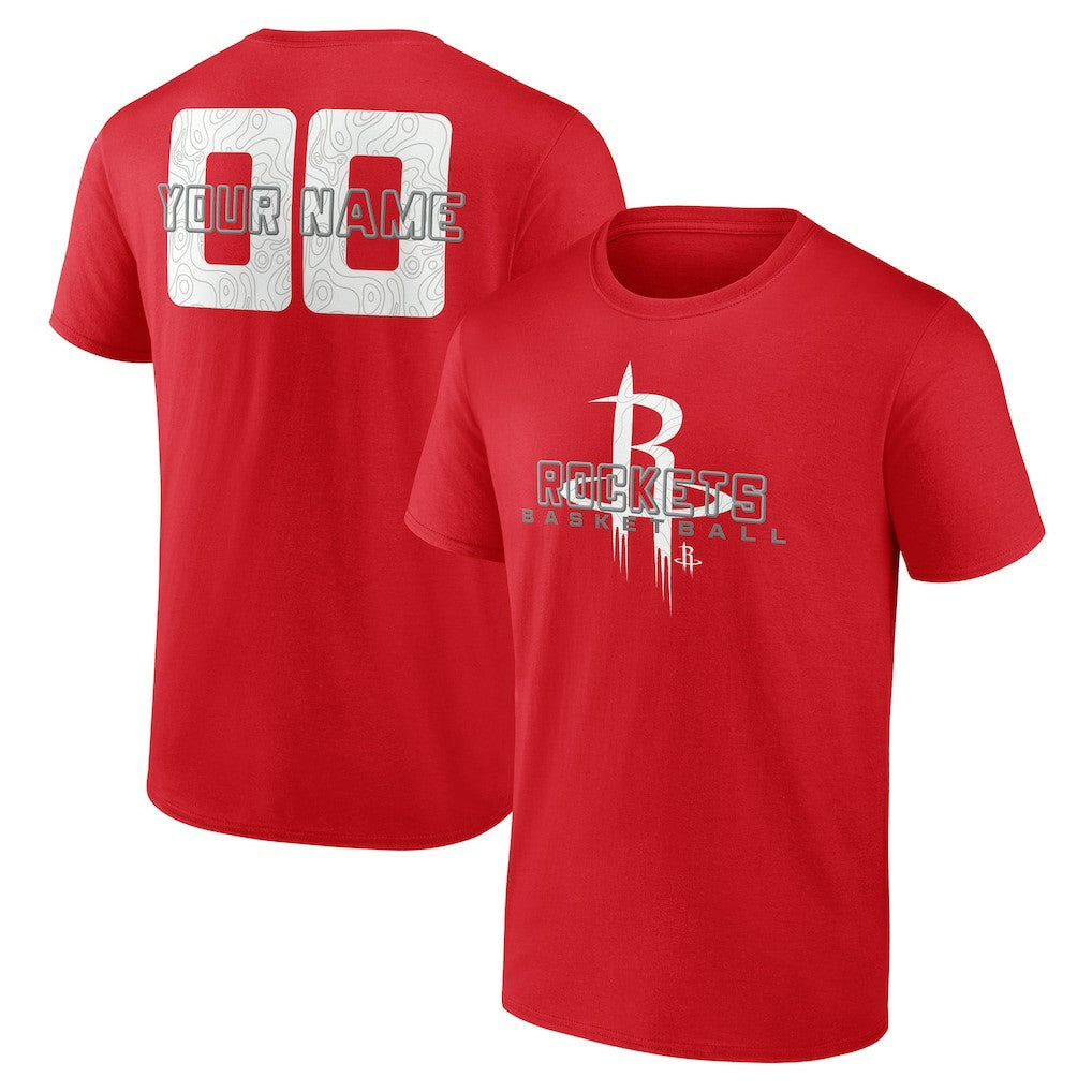 NBA Houston Rockets Stellar Personalized Name & Number T-Shirt