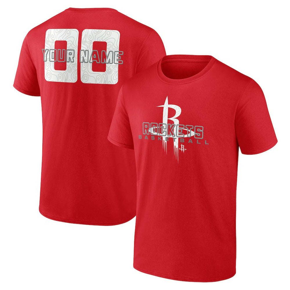NBA Houston Rockets Stellar Personalized Name & Number T-Shirt