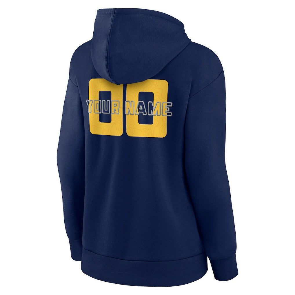 NBA Indiana Pacers Women's Stellar Personalized Name & Number Pullover Hoodie