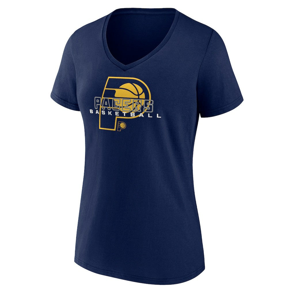 NBA Indiana Pacers Women's Stellar Personalized Name & Number V-Neck T-Shirt