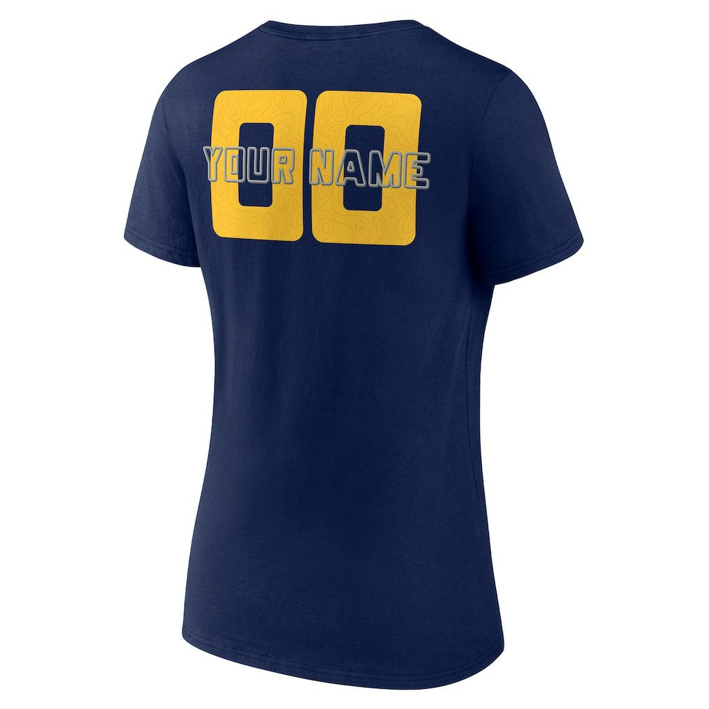 NBA Indiana Pacers Women's Stellar Personalized Name & Number V-Neck T-Shirt