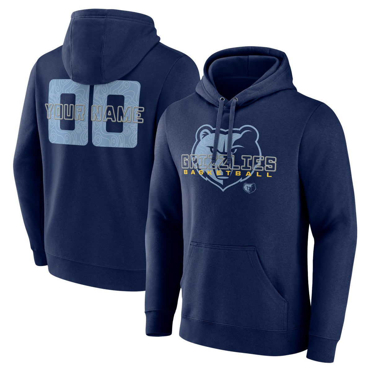 NBA Memphis Grizzlies Stellar Personalized Name & Number Pullover Hoodie
