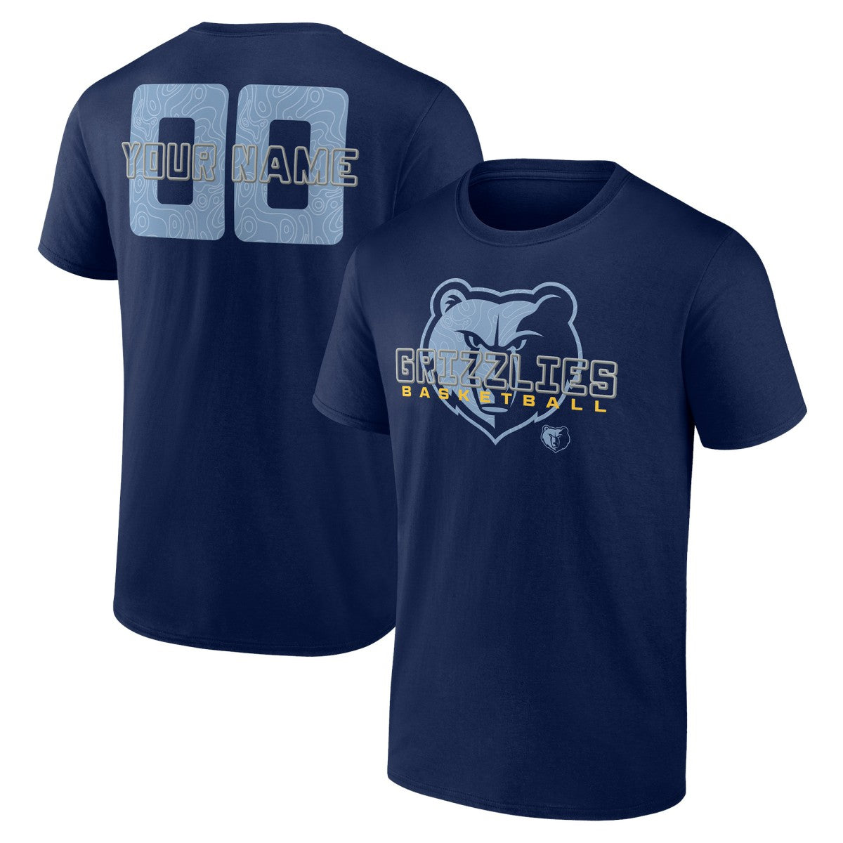 NBA Memphis Grizzlies Stellar Personalized Name & Number T-Shirt