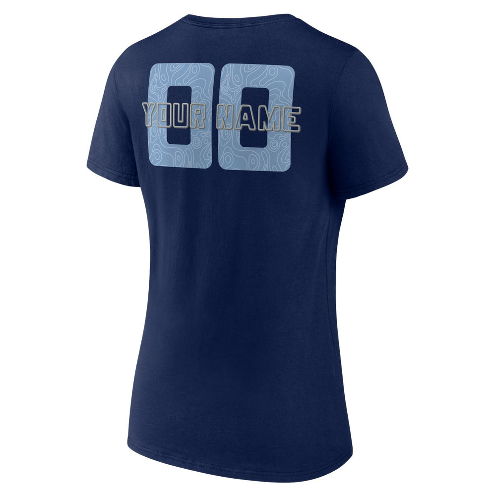NBA Memphis Grizzlies Women's Stellar Personalized Name & Number V-Neck T-Shirt
