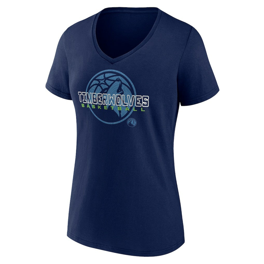 NBA Minnesota Timberwolves Women's Stellar Personalized Name & Number V-Neck T-Shirt