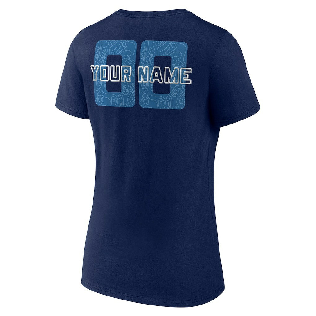 NBA Minnesota Timberwolves Women's Stellar Personalized Name & Number V-Neck T-Shirt