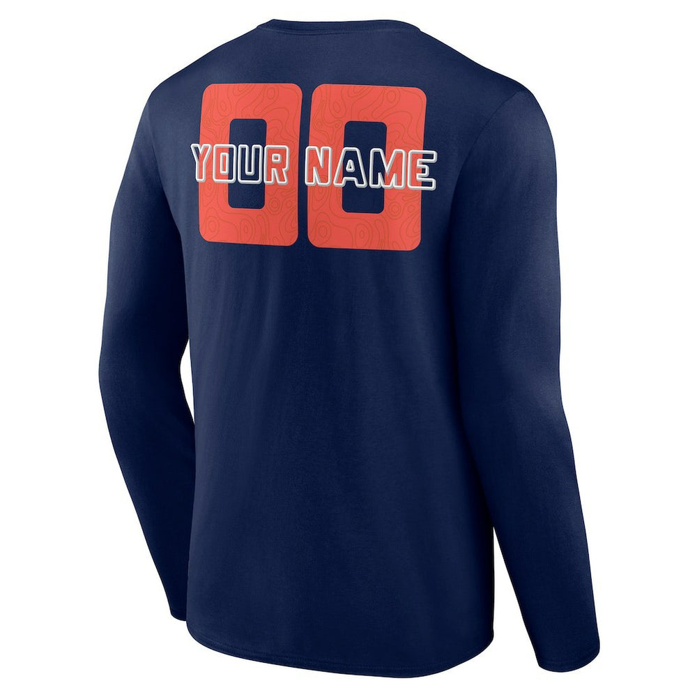 NBA Oklahoma City Thunder Stellar Personalized Name & Number Long Sleeve T-Shirt