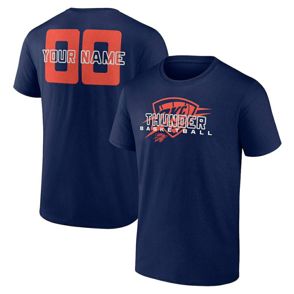 NBA Oklahoma City Thunder Stellar Personalized Name & Number T-Shirt